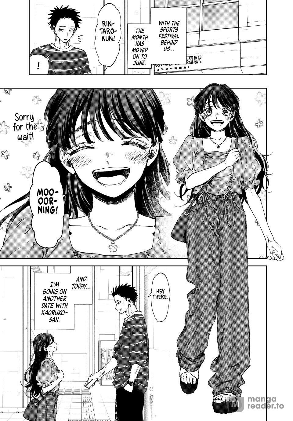 Kaoru Hana wa Rin to Saku, Chapter 128 image 01